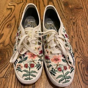 Embroidered Keds x Rifle Paper Co RARE